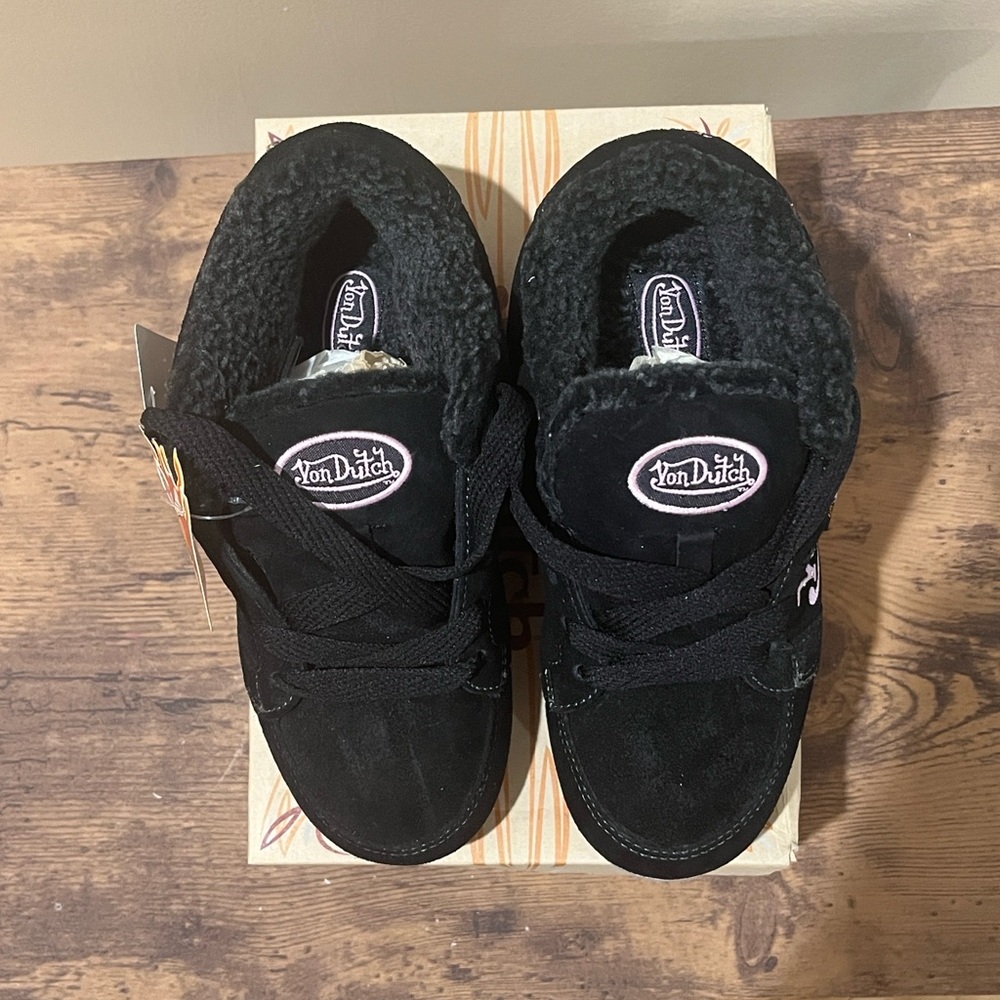 ✨ Vintage Von Dutch Kids Sneakers – Size 1 (Brand New!) ✨ - Picture 2 of 4